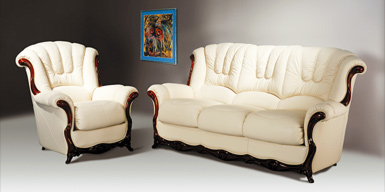 Фабрика арт-мебели Максик: диван и кресло «Принц»