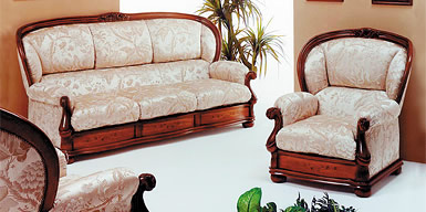 Фабрика арт-мебели Максик: диван и кресло «Валентина»